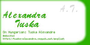 alexandra tuska business card